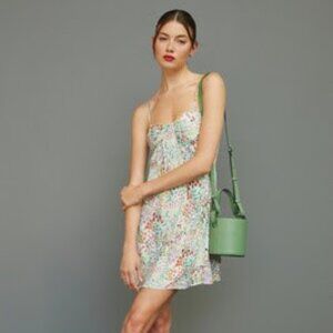 Anthropologie Hutch Ditsy-Printed Mini Dress
